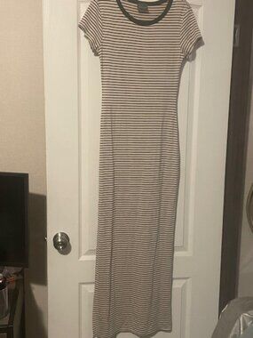 Olivia Rae Striped Maxi Dress NWOT